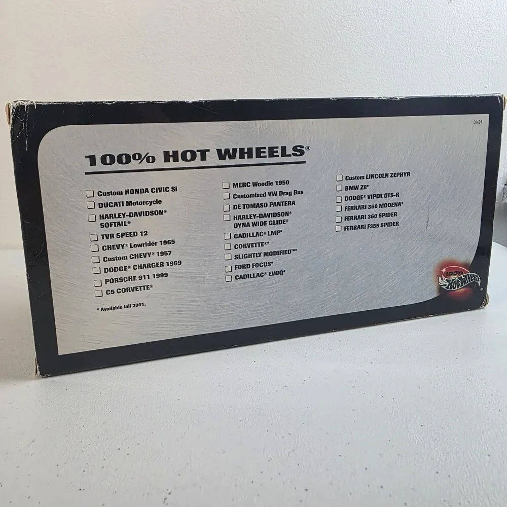 Hot Wheels 100% Harley-Davidson Softail 1:10 Scale Diecast Motorcycle – New